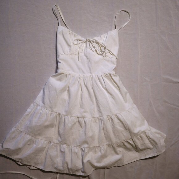 Dresses & Skirts - Coquette White Princess Dress w/ Fitted Back Corset Style